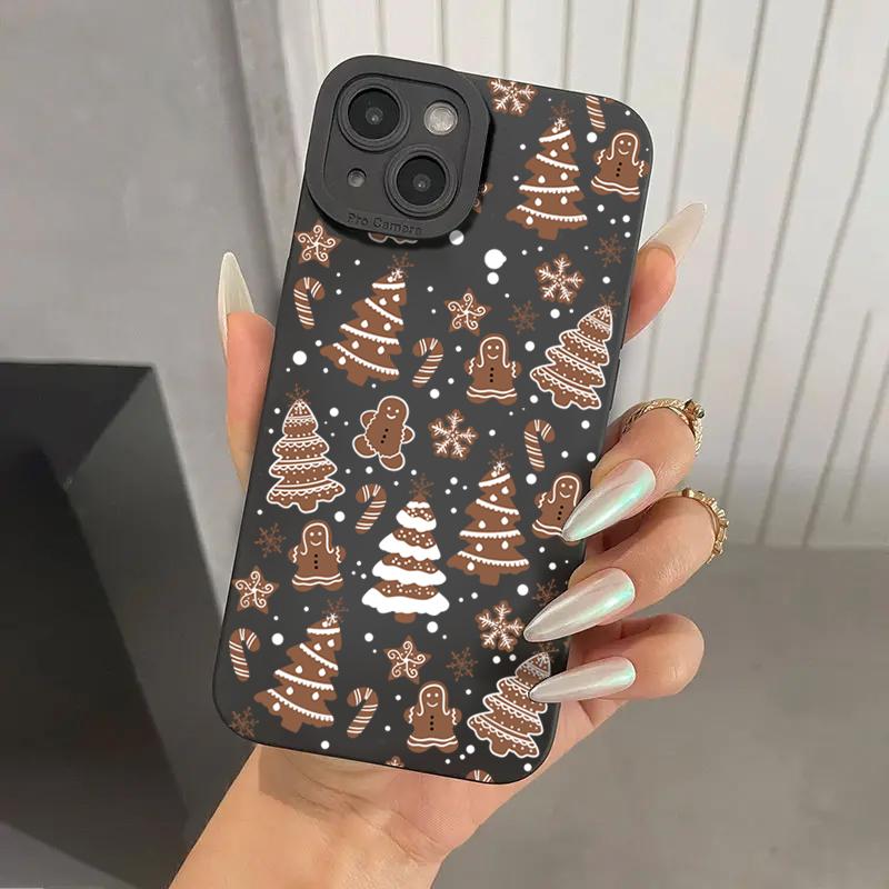Чехол для телефона с новогодней елкой для Xiaomi Redmi Note 14 13 12 11 Pro Plus 4G 5G 12S 11S 10S 10 9 9S 8 10C 10A Силиконовый чехол