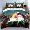 Unicorn amidst colorful flowers. Bedding sets Duvet cover sets Duvet covers Pillowcases(1 * Duvet Cover 2 * Pillowcases without duvet insert)