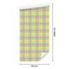 Candy Lattice Wallpaper Cream and Lime for Living Room and Bedroom 50x1000