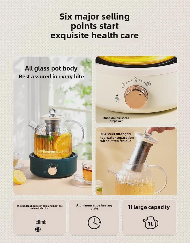 Многофункциональный стеклянный чайник: Чайник для дома и офиса (110V) - Идеальный подарок