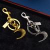 Exquisite Metal Letter Keychains For Women Y2K Bag Pendant  Car Keyring Jewelry Gift Decoration Accessories