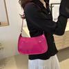 Fashion Women's Handbags Retro Solid Color PU Leather Shoulder Underarm Bag Casual Women Designer Hobos Bag
