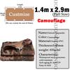 450GSM Oxford Camouflage Tarpaulin Rainproof Cloth Outdoor PVC Camping Tent Sail Heavy Duty Truck Shelter Cover Boat Tarps