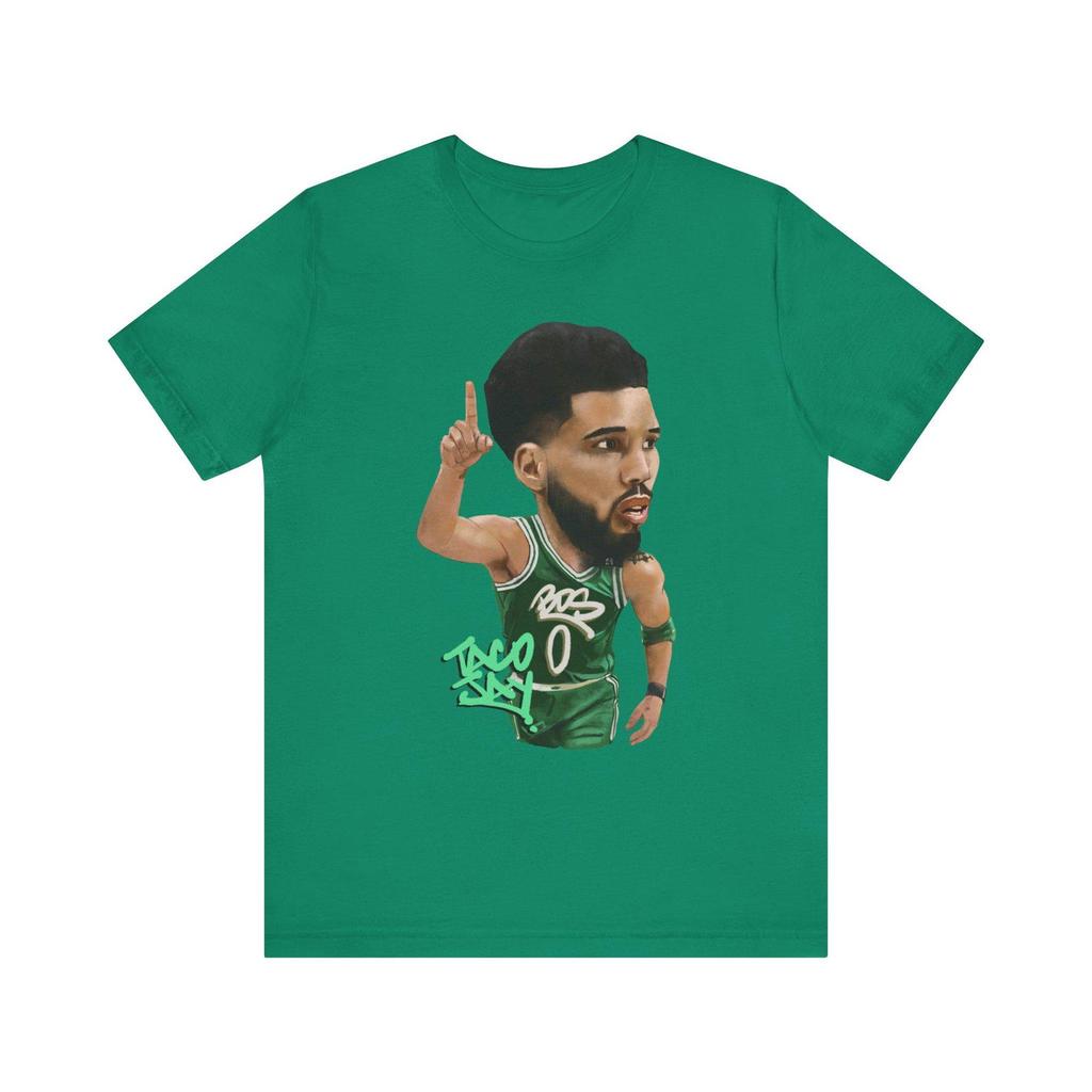 Jayson Taco Jay Tatum Adult Unisex Short Sleeve Tee Shirt - Boston Celtics Forever, Hooper, Hoops, Basketball