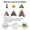 5pcs Magic Moth Catcher Restaurant Pantry Kitchen Moth Trap Moth Traps Sticky Glue Trap Pest Reject Fly Insects Moths Pheromone Killer