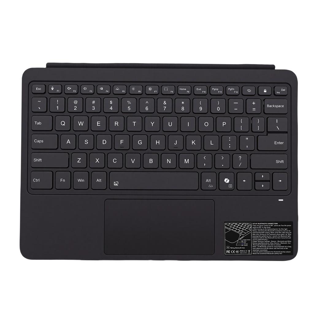 Клавиатура для Surface Pro 12 дюймов, тонкая, беспроводная, Bluetooth, с тачпадом, 7-цветная подсветка
