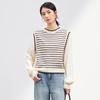 JOY SPEAKER Women's Patchwork Knit Sweater