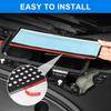 For Tesla Model 3 2021 2022 Car Intake Air Filter Melt Blown Fabric Flow Vent Cover Trim Dust Prevention Intake Cover