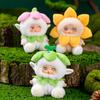 14cm Flower Elf  Doll Plush Toy Cute Figure Toys Keychain Kawaii Sunflower Elf Figures Bag Backpack Pendant Kid Gift