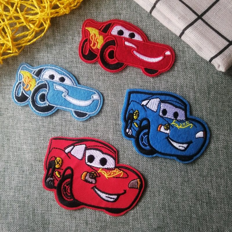 Тачки Pixar, глажка, гладильные и швейные нашивки, милые креативные украшения для одежды, мультяшные наклейки, праздничный подарок