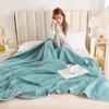 Ice Cooling Blankets Breathable Smooth Air Condition Comforter Lightweight Summer Quilt with Double Side Cold Cooling Fabric