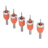 5pcs High Speed Steel Adjustable Depth Drill Bit Hole Opener Bit Set  Woodworking Drilling