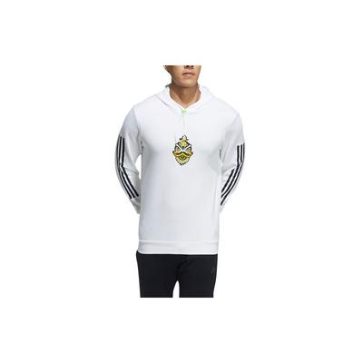 adidas Lion Liu Training Sports Pullover Hoodie Men Tops White H43798
