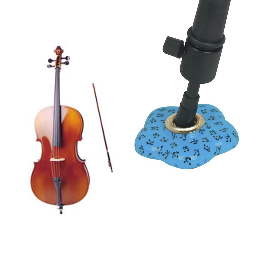 Lightweight Cello Antislip Mat Floor Protector Flower Shape Nonlip Pad Cello Endpin Rest Holder Stopper Durable