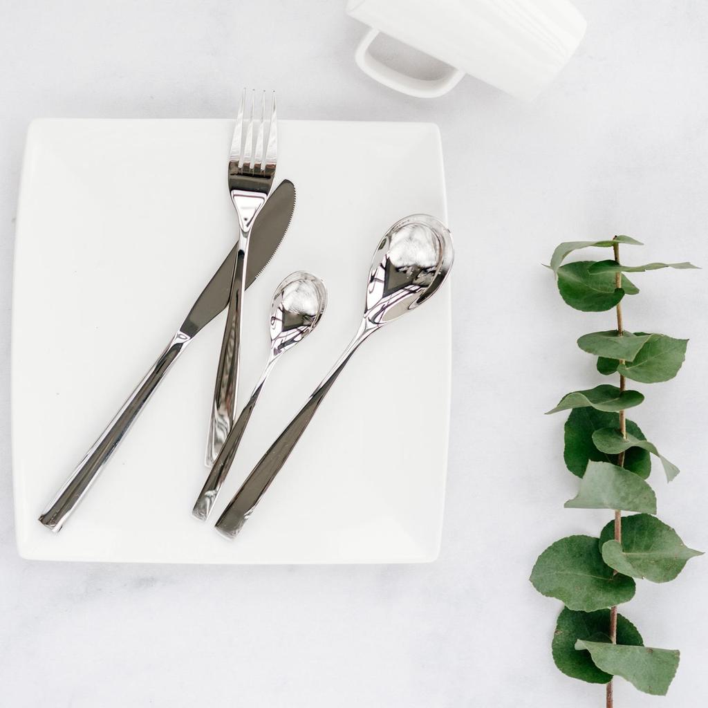 SIGRID DUKA 24-Piece Stainless Steel Cutlery Set for 6 People