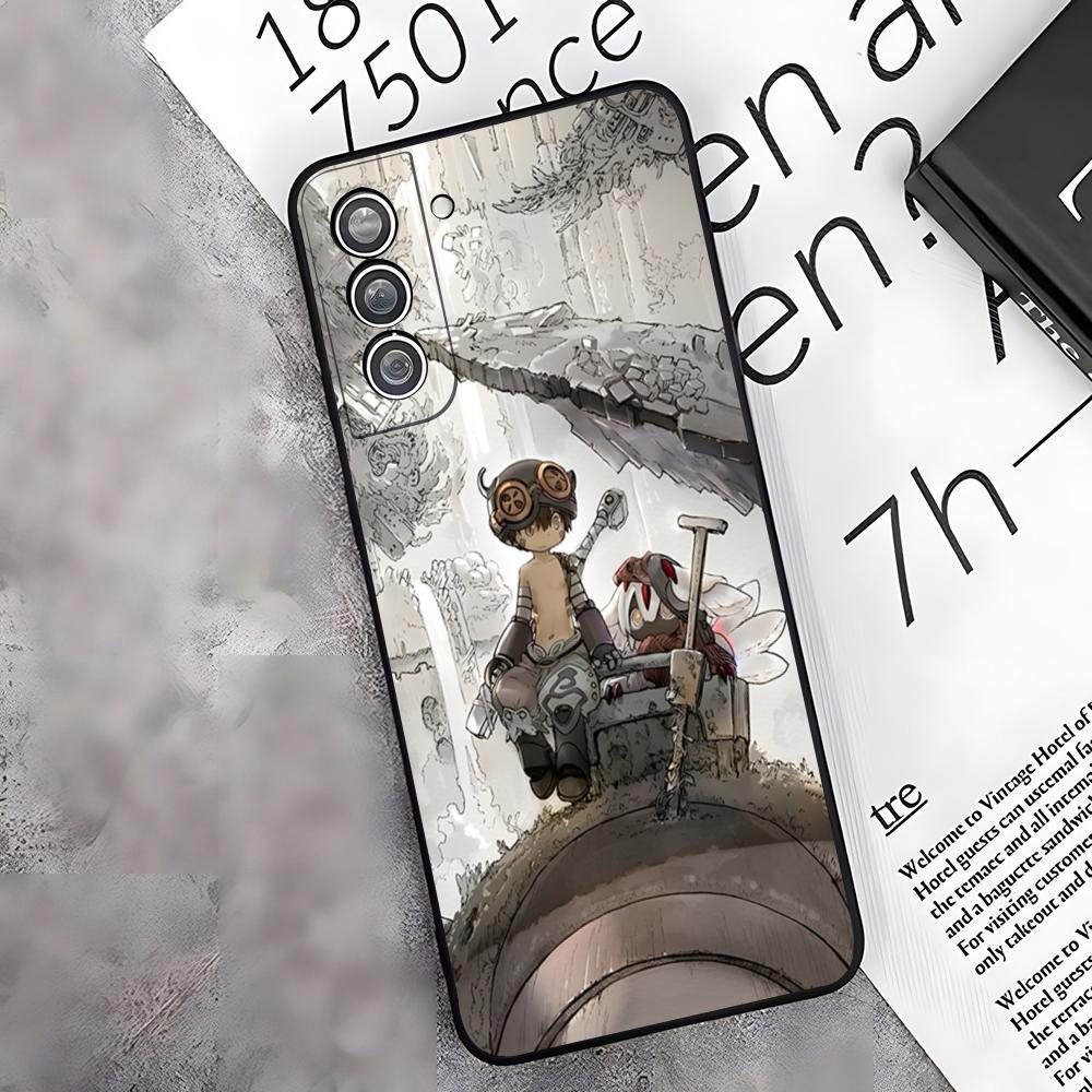 Винтажный аниме чехол для телефона Made In Abyss для Samsung S26 S25 Edge S24 S23 S22 S21 S20 Ultra Plus Fe Galaxy A54 A53 A34 A25 A16 Cov