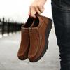 Кожаная мужская повседневная обувь Zapatos Новые мужские лоферы мокасины дышащие слипоны обувь для вождения большие размеры 39-48 дропшиппинг
