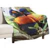 Птичьи поцелуи Радужные лорикеты Плед Одеяла для кровати Термоодеяла для путешествий Пледы с мехом и Пледы