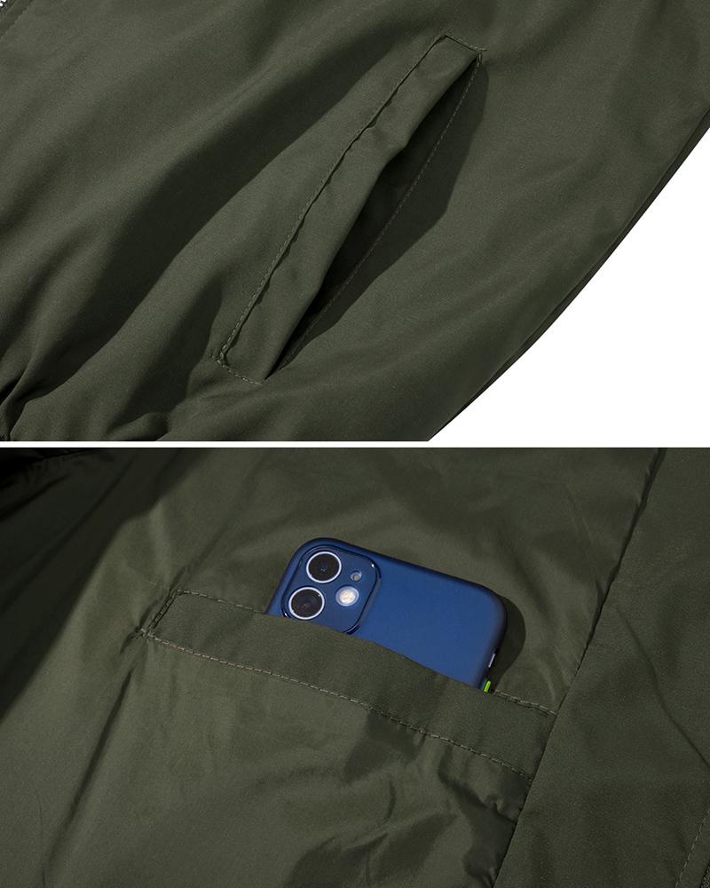 Мужская легкая куртка-бомбер американского размера на весну и осень - повседневное университетское бейсбольное пальто для летных пилотов