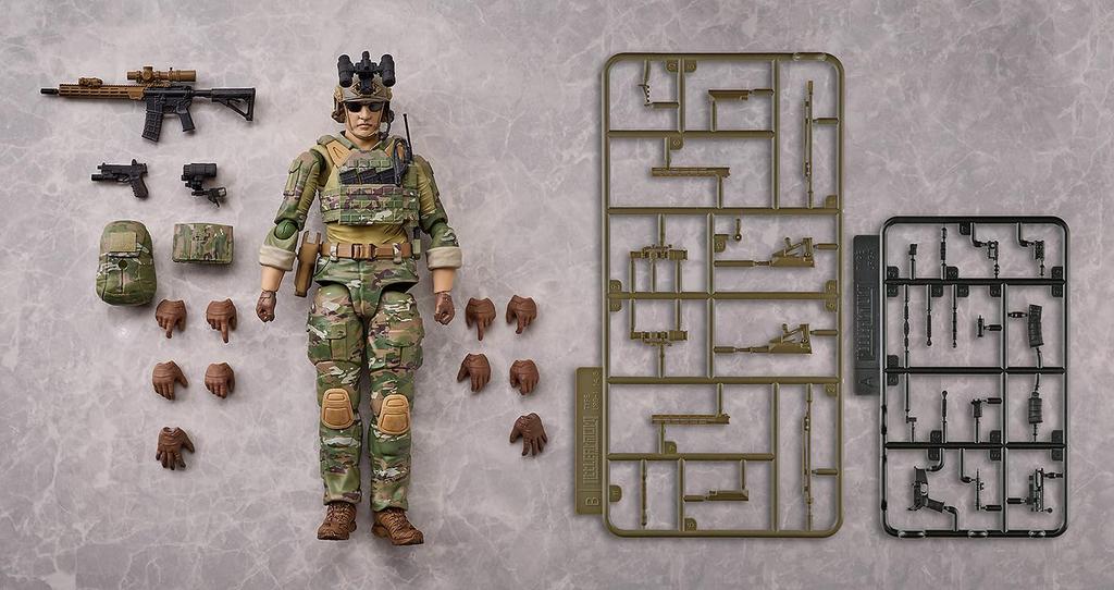 Figma Little Armory Special Forces Member Plastic Painted Movable Figure Non-Scale