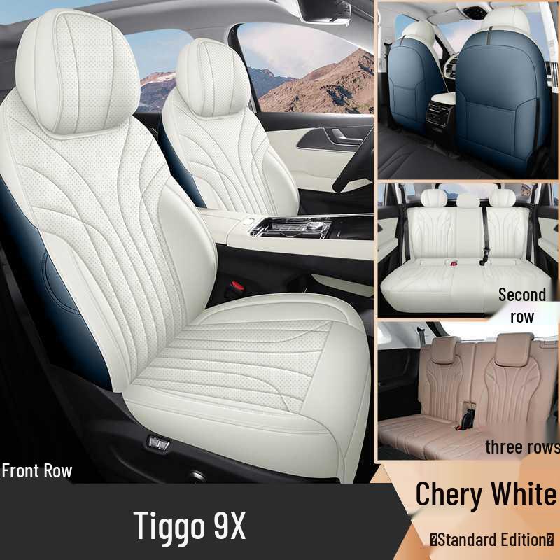 Полностью закрывающие чехлы и подушки на сиденья для Chery Tiggo 9X, всесезонные