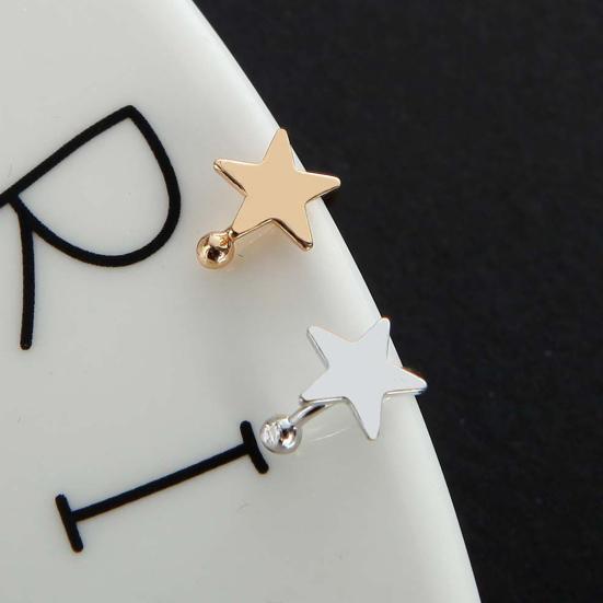 Изысканные серьги без пирсинга в форме сердца, звезды, треугольника, Луны, женские ушные манжеты