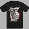 Группа Agnostic Front НЬЮ-ЙОРК Черная футболка Унисекс футболка Летняя повседневная футболка с принтом Y2k Харадзюку Женская одежда Уличная одежда