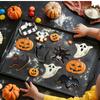 Набор из 12 формочек для печенья на Хэллоуин, тыква, привидение, летучая мышь, форма для шоколадной помадки, печенья, инструменты для выпечки на Хэллоуин