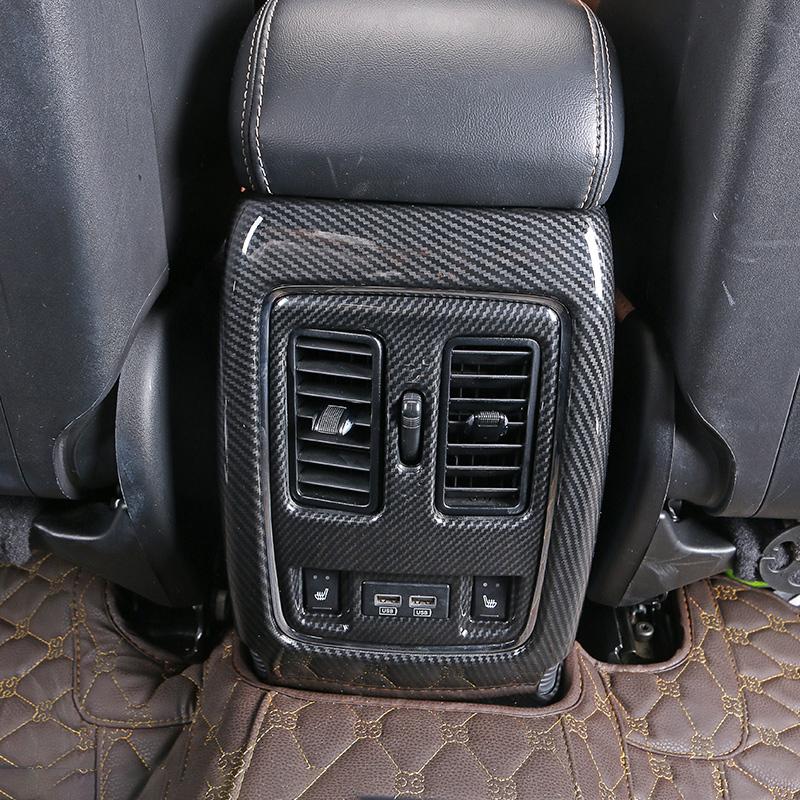 Для Jeep Grand Cherokee WK2 2011 2012 2013 2014 2015 2016 2017 2018 2019 2020 Автомобильный задний подлокотник консоль вентиляционная крышка отделка