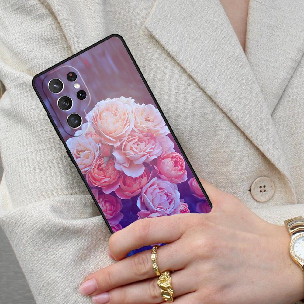 Beautiful Rose Cell Phone Case for Samsung Galaxy S26 Ultra S25 S24 S23 S22 S21 S20 Note10 Cover