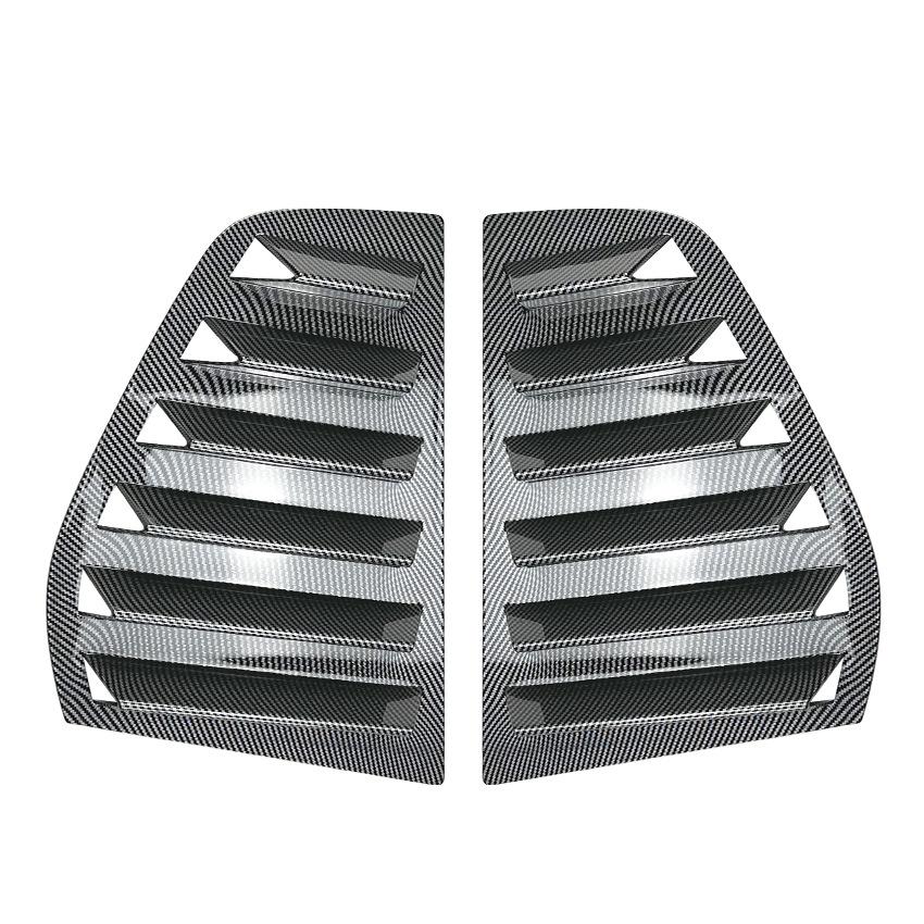 Pair Rear Side Window Trim Spoiler For VW Golf 5 MK5 5 Doors Hatchback 2003-2010 Window Shutter Cover Louver Air Vents