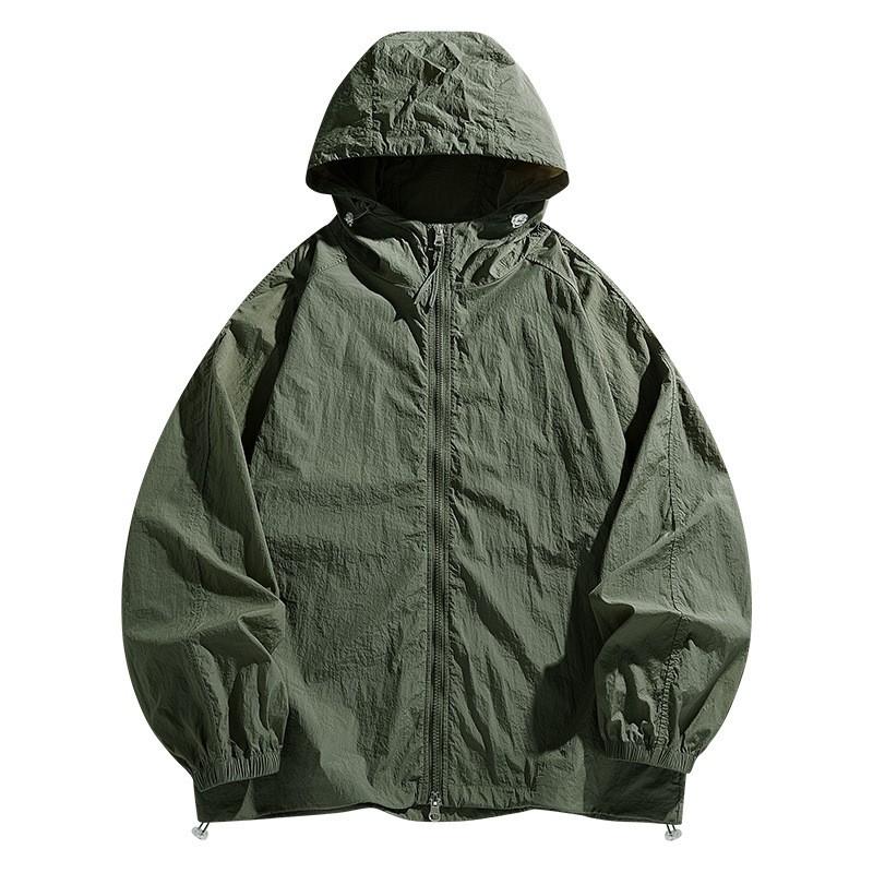 Lightweight Breathable UPF50 Sun Protection Hooded Jacket Men Women Outdoor Activities