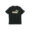 Logo Print Crew Neck Knit Vintage Short Sleeve T-Shirt Men Tops Black 845573-01