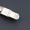 1 шт. Инструмент для разъемов Cat7 Cat6A Cat8 RJ45 Безвинтовой Цинк-сплав Экранированные Ethernet-терминаторы