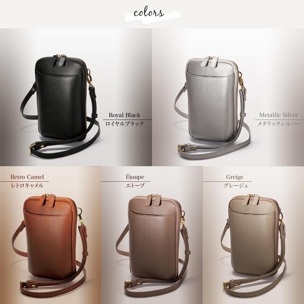 Наплечная сумка для смартфона, в которую можно положить длинную оригинальную водонепроницаемую сумку-сакош, плечевую сумку с молнией YKK, MP5, [BLUE SINCERE], кошелек, кожа, водоотталкивающая, большая,