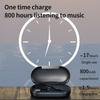 Беспроводная Bluetooth-гарнитура с одним наушником, микрофоном с шумоподавлением, наушники Hands-Free со светодиодным дисплеем, чехол для зарядки емкостью 500 мАч, для вождения, бизнеса, офиса