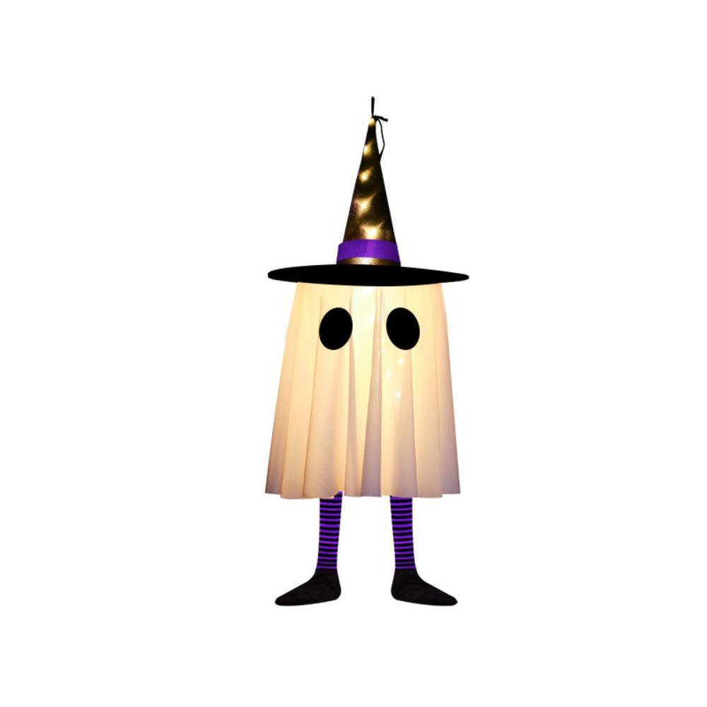 Flashing LED Specter Luminous Specter Ceiling Hanging Halloween Hanging Ornament  Porch