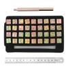 Pacify Leather Craft Stamping Set of 9mm Alphabet and Number Interchangeable Stamps for Leather and Crafts Steel Scale and Storage Set, 36-Piece