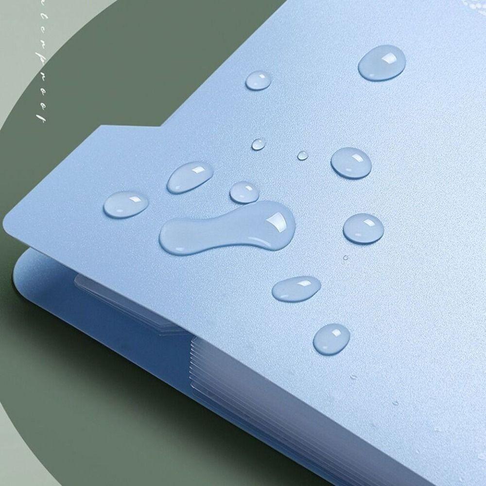 Document Organizer Organ File Folder 8 Grids Expanding File Bag Portable Paper Documents Folder