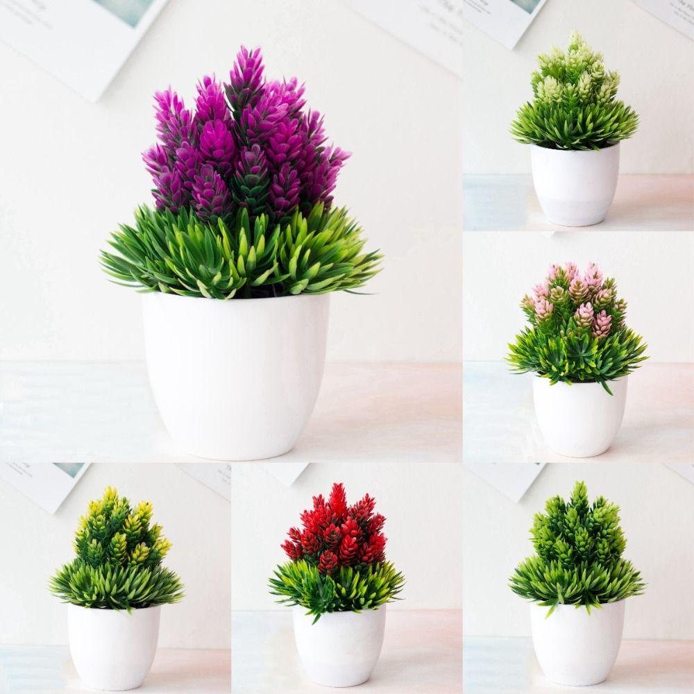 Pine Artificial Plants Bonsai New Simulation Fake Flowers Home Decoration Small Tree Potted