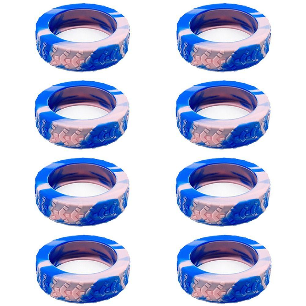 8PCS/Set Silicone Suitcase Wheels Protection Cover Trolley Box Casters Cover Luggage