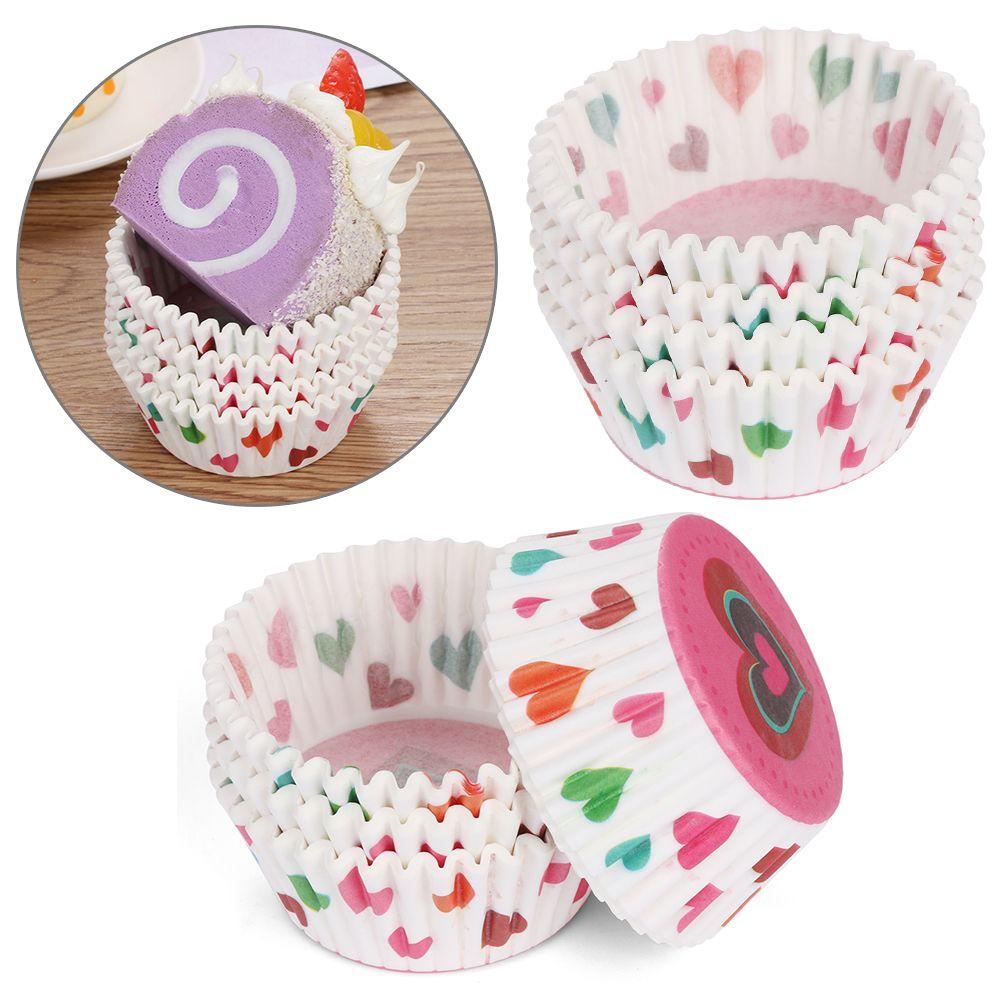 & Kitchen Liner Pastry Tools Cake Paper Cups Muffin Cases Cupcake Wrappers Santa Claus Christmas