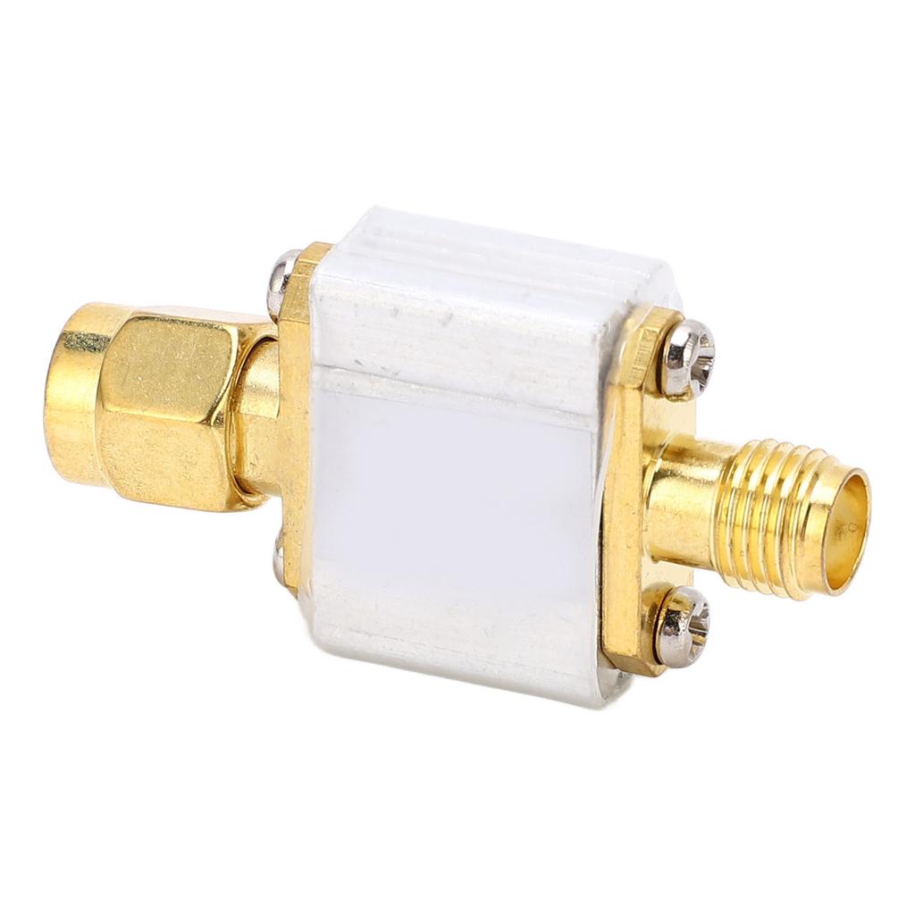 868MHz Bandpass Filter Aluminum Alloy Shell SAW Band Pass Filter with SMA M SMA F Interface for RFID Receiver 4MHz