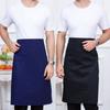 Unisex Waist Apron 3 Pockets Waiter Half Waist Apron New Short Half Waist Apron  Cafe Shop