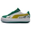 Flabjacks X  Suede Mayu Fuzzy Cactus Park Graffiti Low-Top Sneakers Women Sneakers Light-Green 388595-01