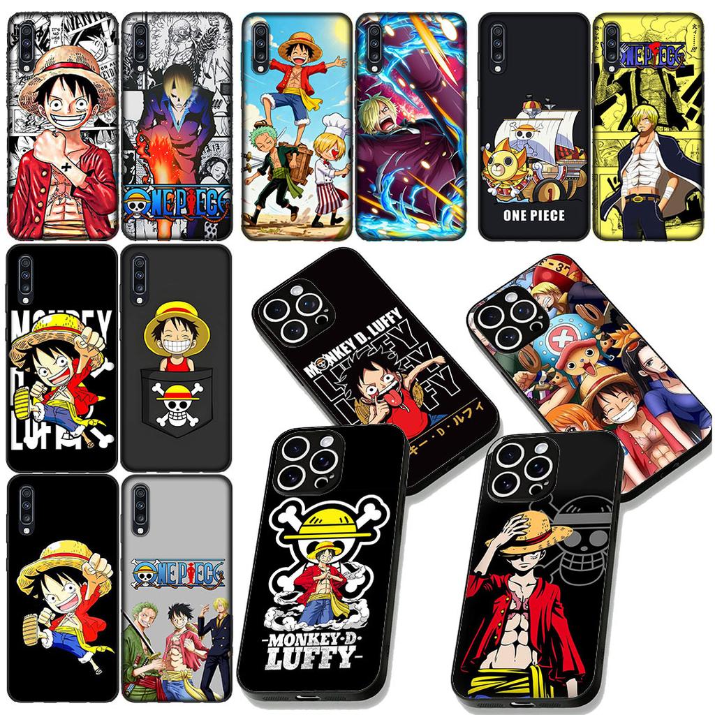 Luffy ONE PIECES Roronoa Zoro Sanji Phone Case for Samsung Galaxy S22 S21 S20 FE Ultra Plus A35 A36 A37 A33 A34 A04 A71 Cover
