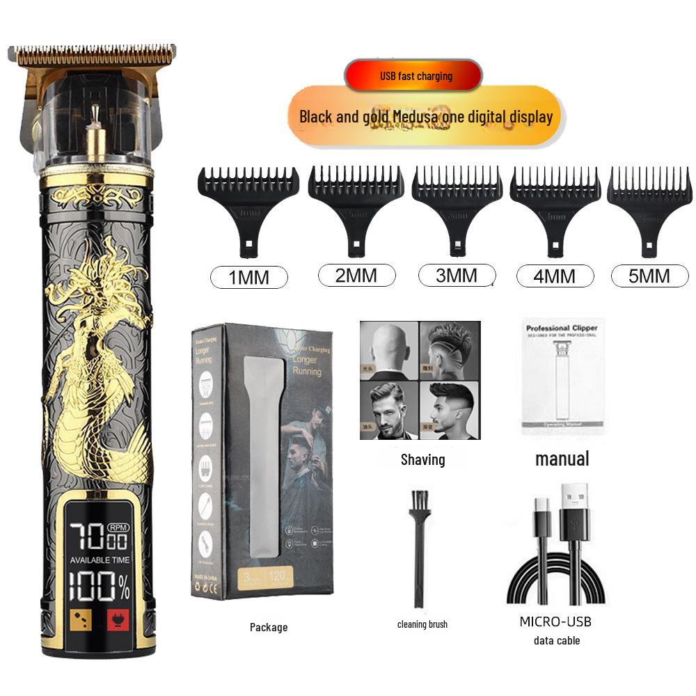 Профессиональная электрическая машинка для стрижки волос T9 для дома - Трансграничное бритье и карвинг