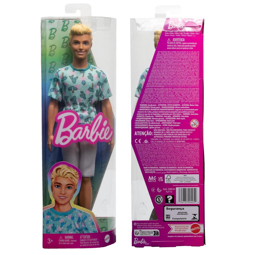 Barbie Ken Fashionista Blue Pink As Seen In the Movie 3 and HJT10 T-Shirt / "Barbie"! [Dress-up Doll] [Ages Up]