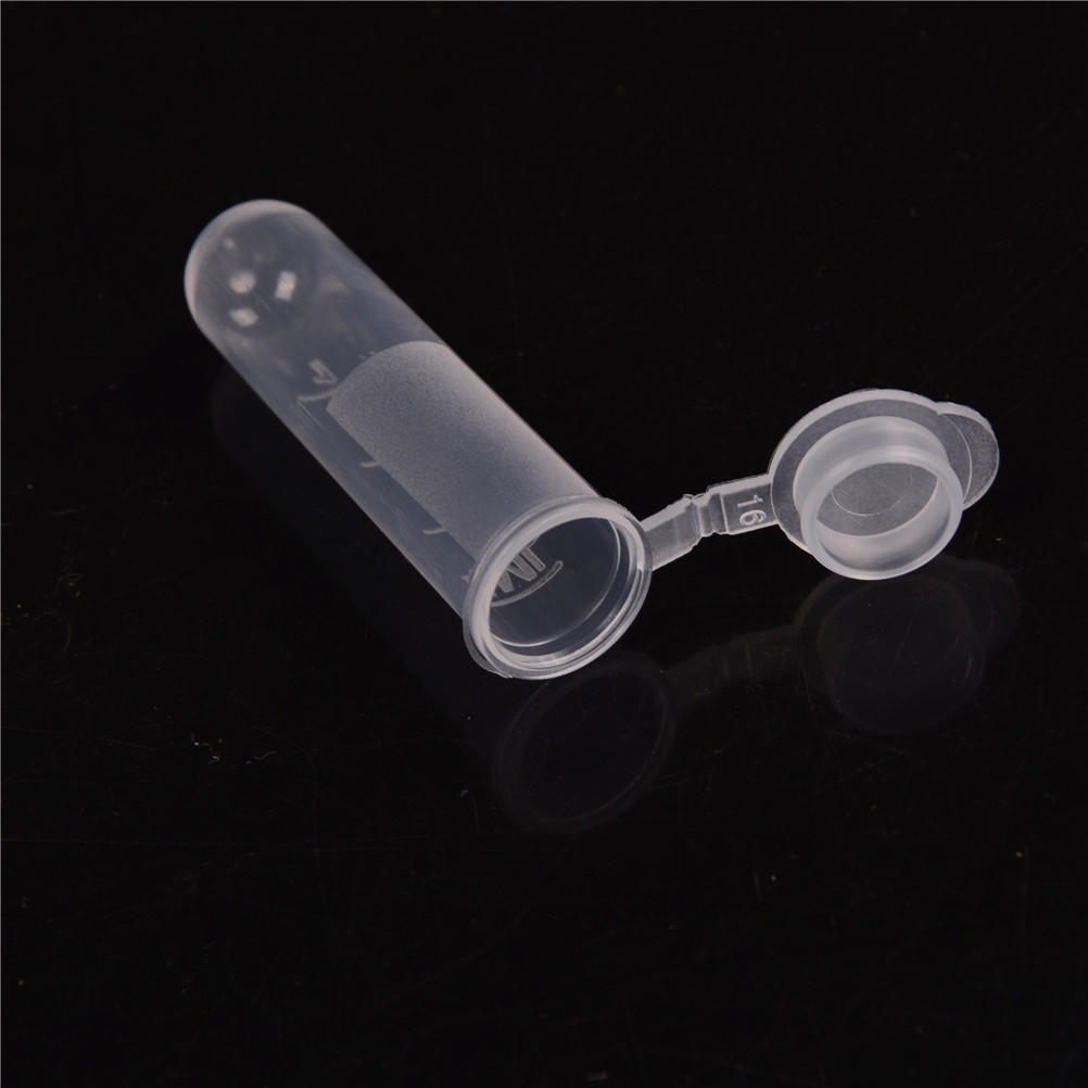 30Pcs 5Ml Plastic Centrifuge Lab Test Tube Vial Sample Container Bottle With Cap