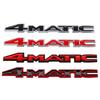 Металлическая эмблема Наклейка на кузов автомобиля Значок на багажник для 4MATIC W124 W205 W203 W168 W176 CLA CLK CLS GLA GLC ML